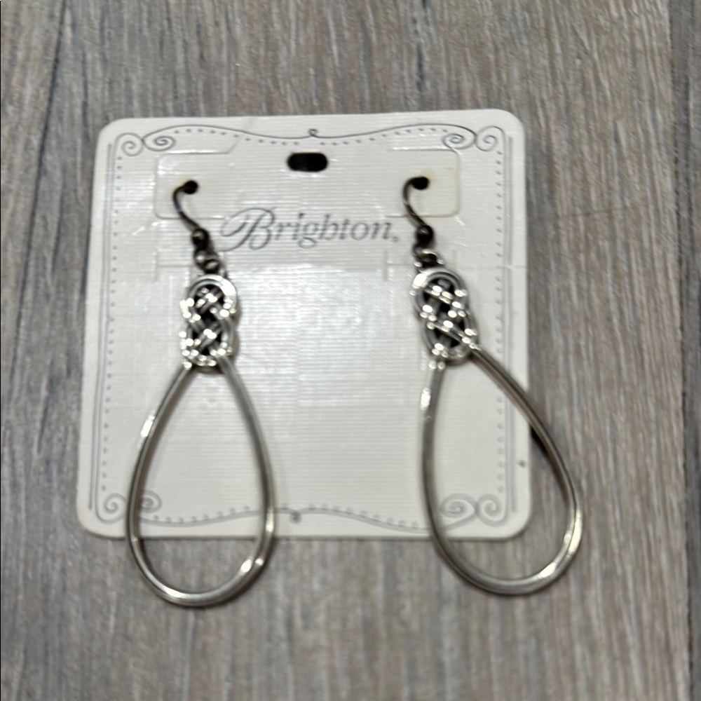 Brighton Silver Filigree Dangle Earrings